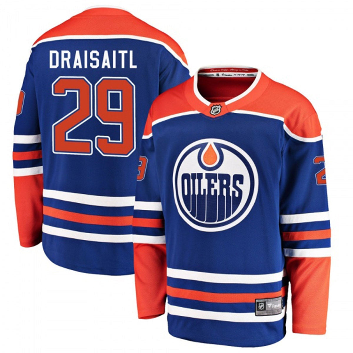 Leon Draisaitl Edmonton Oilers 29 Jersey product image 6, provided for visual reference and product detail review