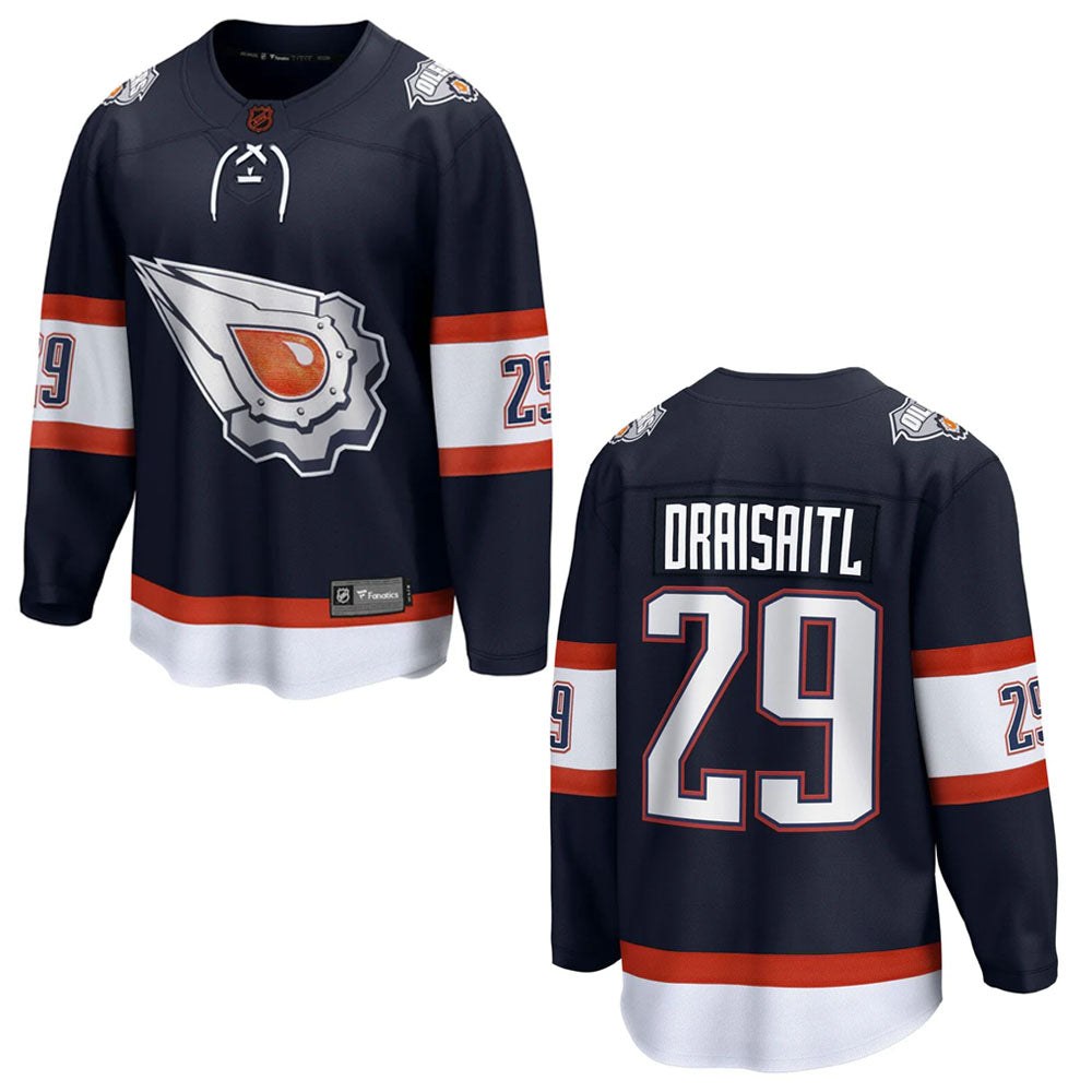 Leon Draisaitl Edmonton Oilers 29 Jersey product image 4, provided for visual reference and product detail review