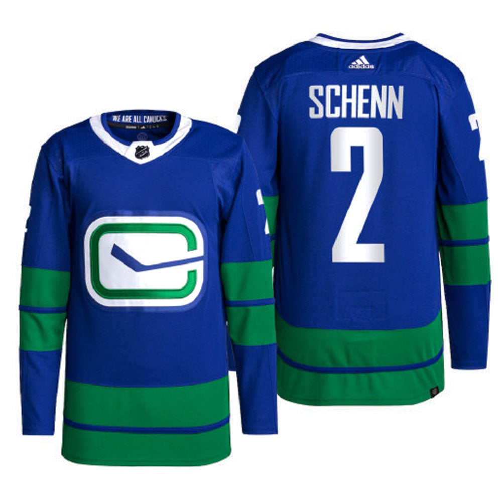 Luke Schenn Vancouver Canucks 2 Jersey product image 1, provided for visual reference and product detail review