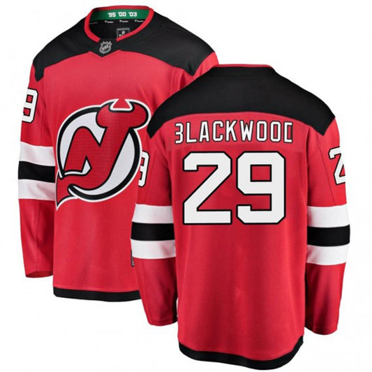 Mackenzie Blackwood New Jersey Devils 29 Jersey product image 1, provided for visual reference and product detail review