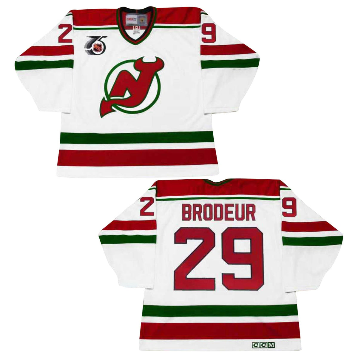 Martin Brodeur New Jersey Devils 29 Jersey product image 1, provided for visual reference and product detail review