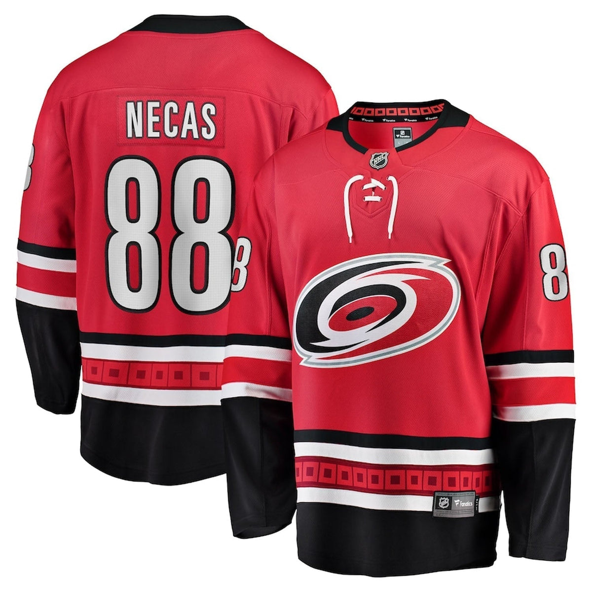 Martin Necas Carolina Hurricanes 88 Jersey product image 9, provided for visual reference and product detail review