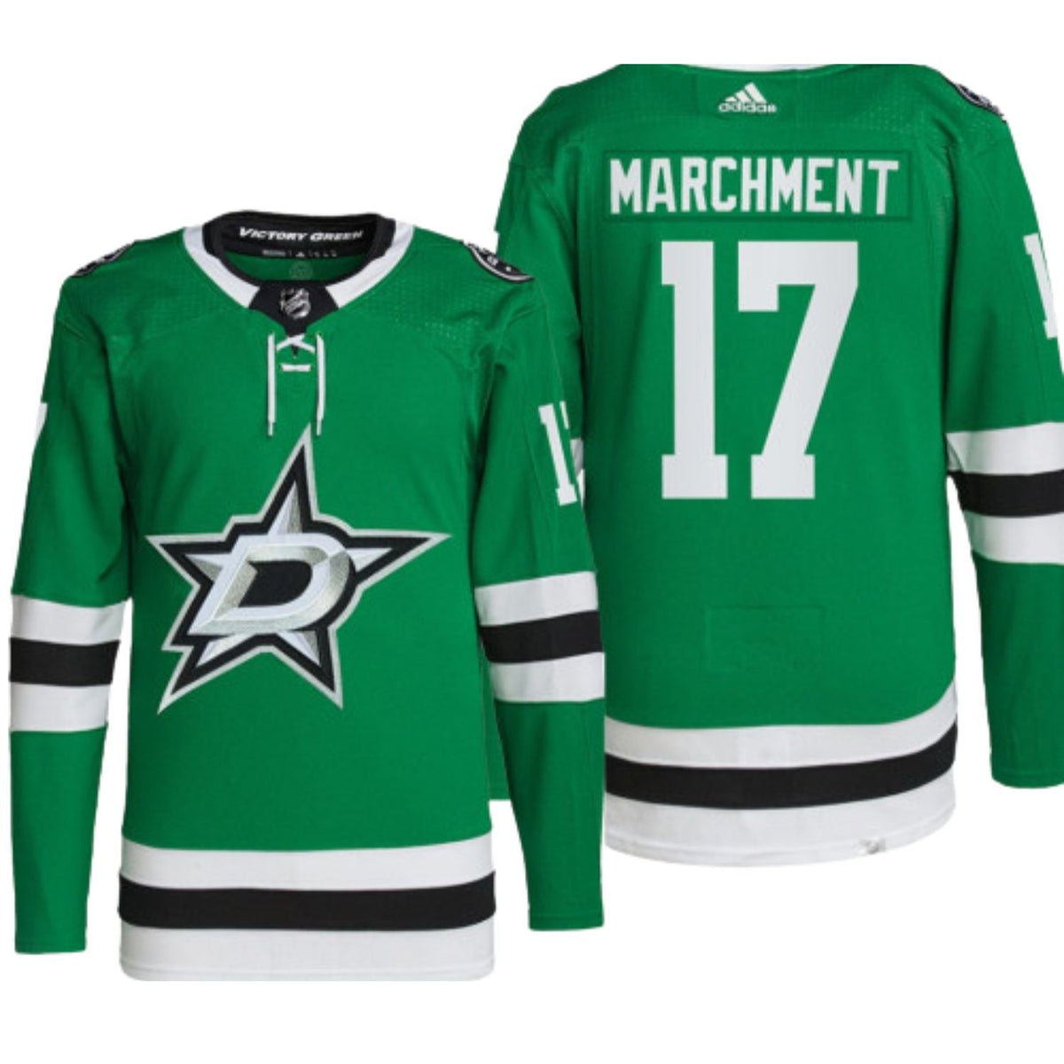 Mason Marchment Dallas Stars 17 Jersey product image 1, provided for visual reference and product detail review