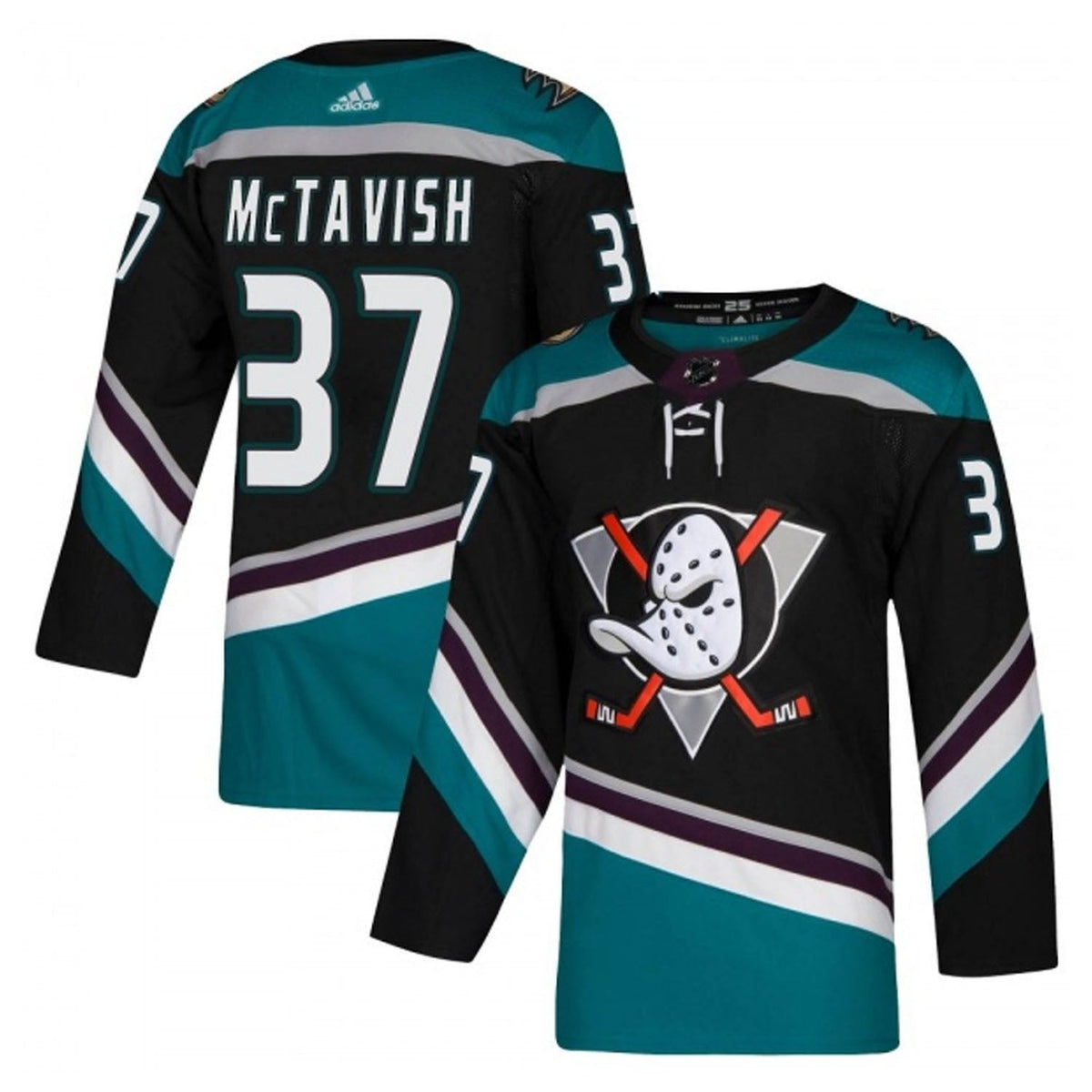 Mason McTavish Anaheim Ducks 37 Jersey product image 7, provided for visual reference and product detail review