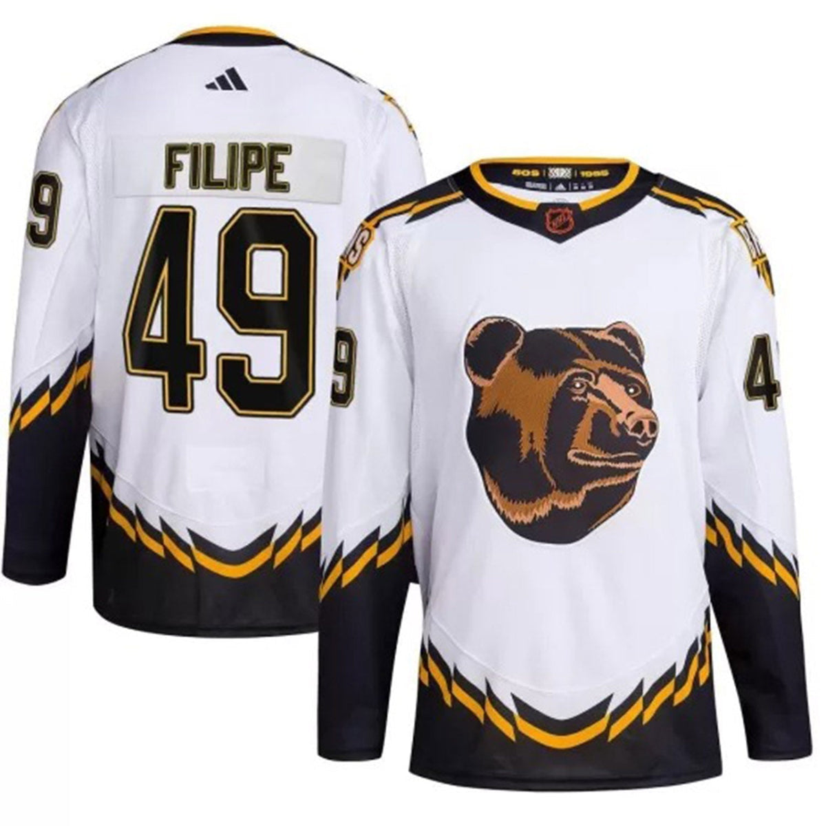 Matt Filipe Boston Bruins 49 Jersey product image 6, provided for visual reference and product detail review