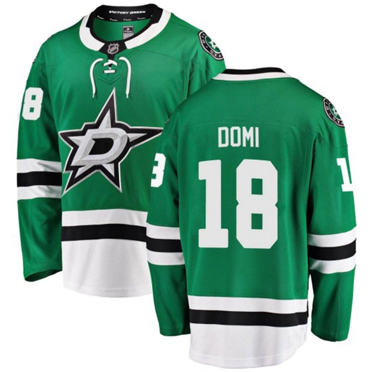 Max Domi Dallas Stars 18 Jersey product image 4, provided for visual reference and product detail review