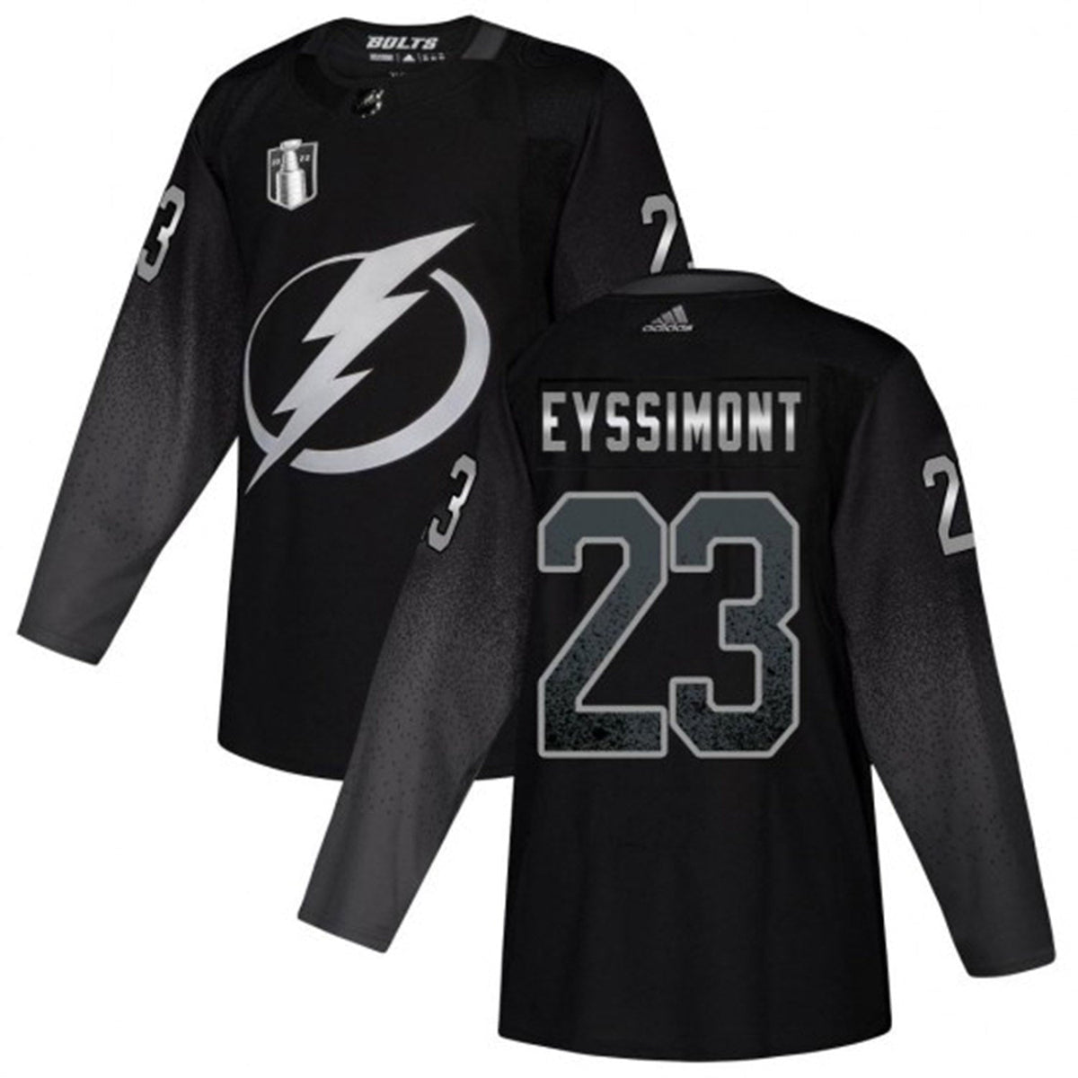 Michael Eyssimont Tampa Bay Lightning 23 Jersey product image 4, provided for visual reference and product detail review