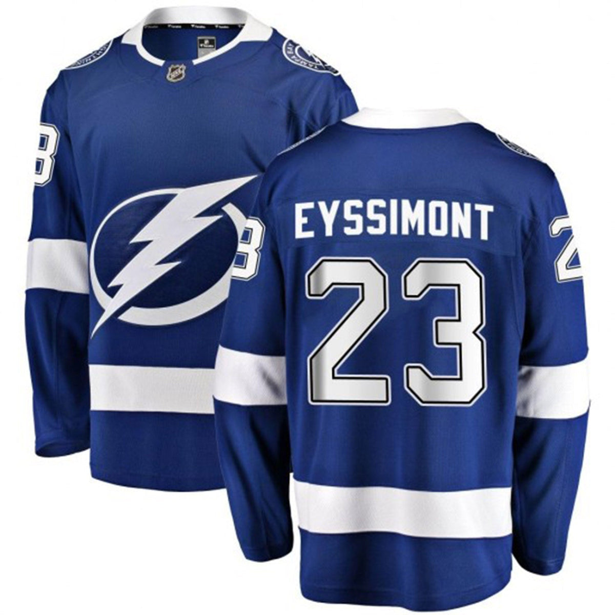 Michael Eyssimont Tampa Bay Lightning 23 Jersey product image 1, provided for visual reference and product detail review