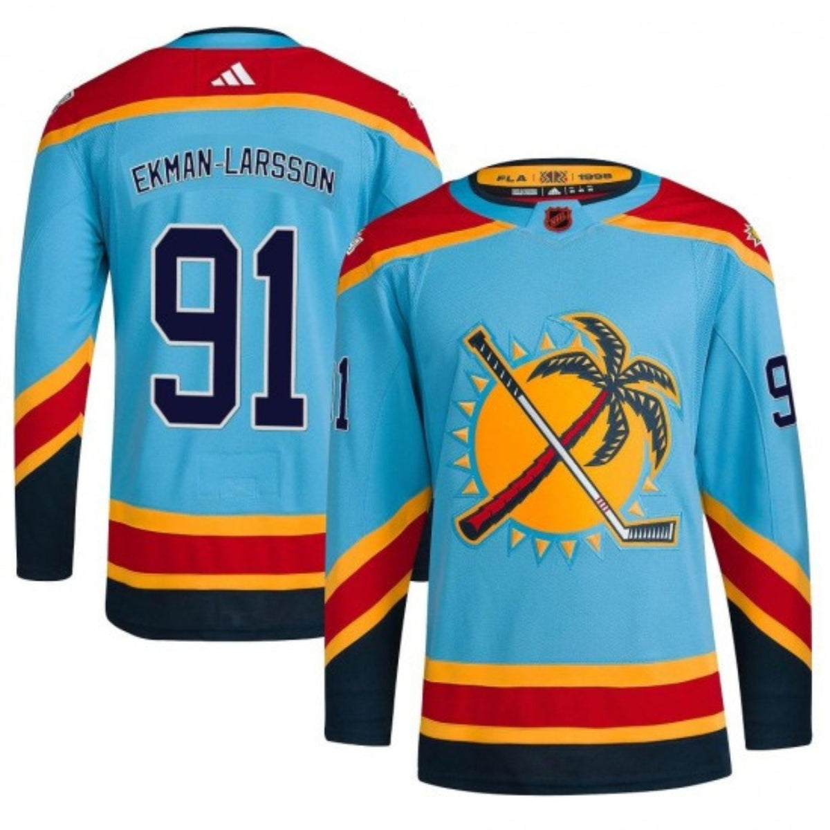 Oliver Ekman-Larsson Florida Panthers 91 Jersey product image 3, provided for visual reference and product detail review