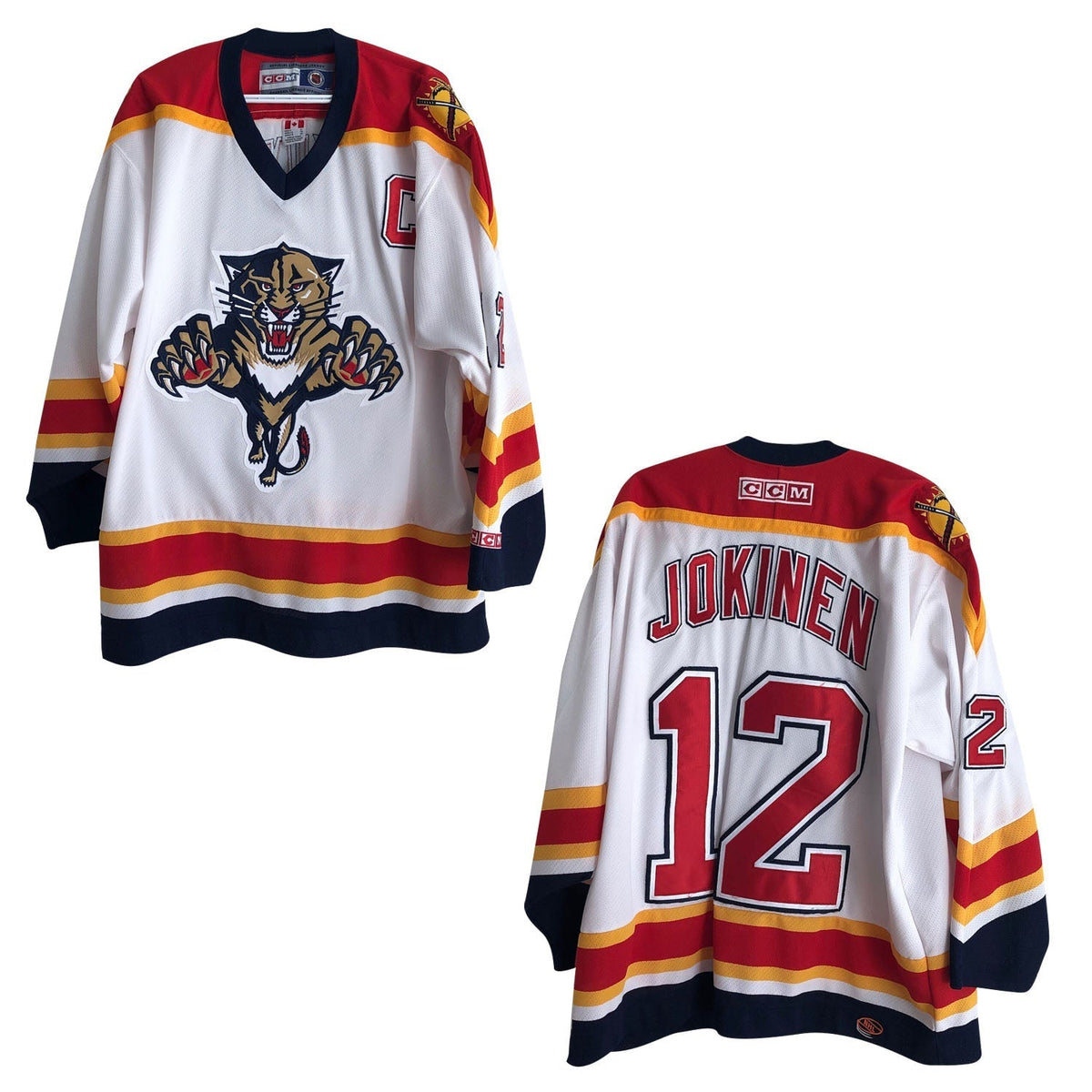 Olli Jokinen Florida Panthers 12 Jersey product image 1, provided for visual reference and product detail review