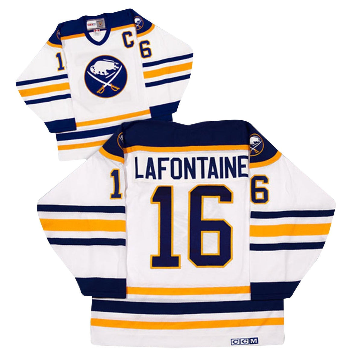Pat Lafontaine Buffalo Sabres 16 Jersey product image 2, provided for visual reference and product detail review