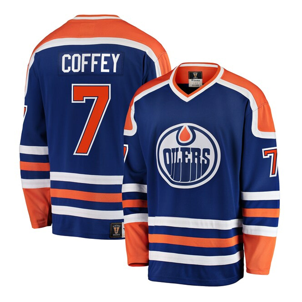 Paul Coffey Edmonton Oilers 7 Jersey product image 2, provided for visual reference and product detail review