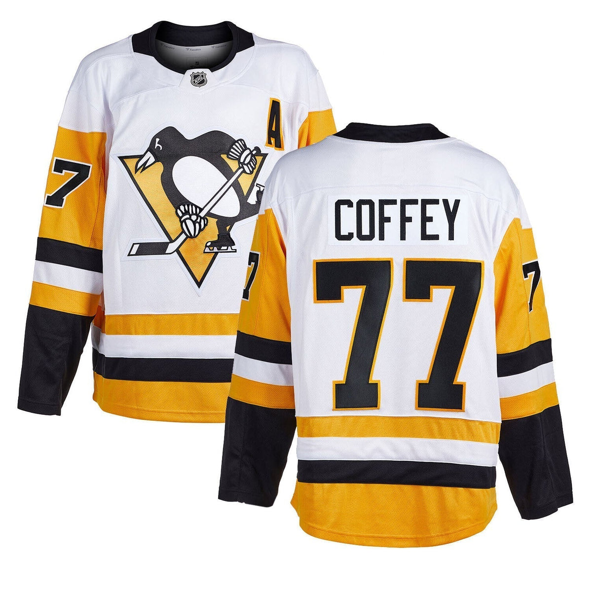 Paul Coffey Pittsburgh Penguins 77 Jersey product image 1, provided for visual reference and product detail review