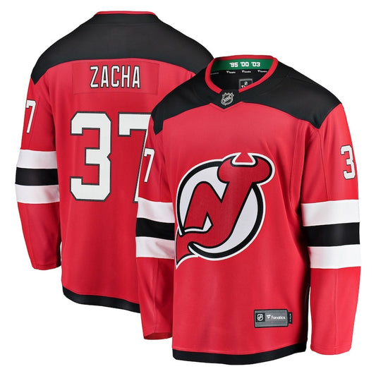 Pavel Zacha New Jersey Devils 37 Jersey product image 1, provided for visual reference and product detail review