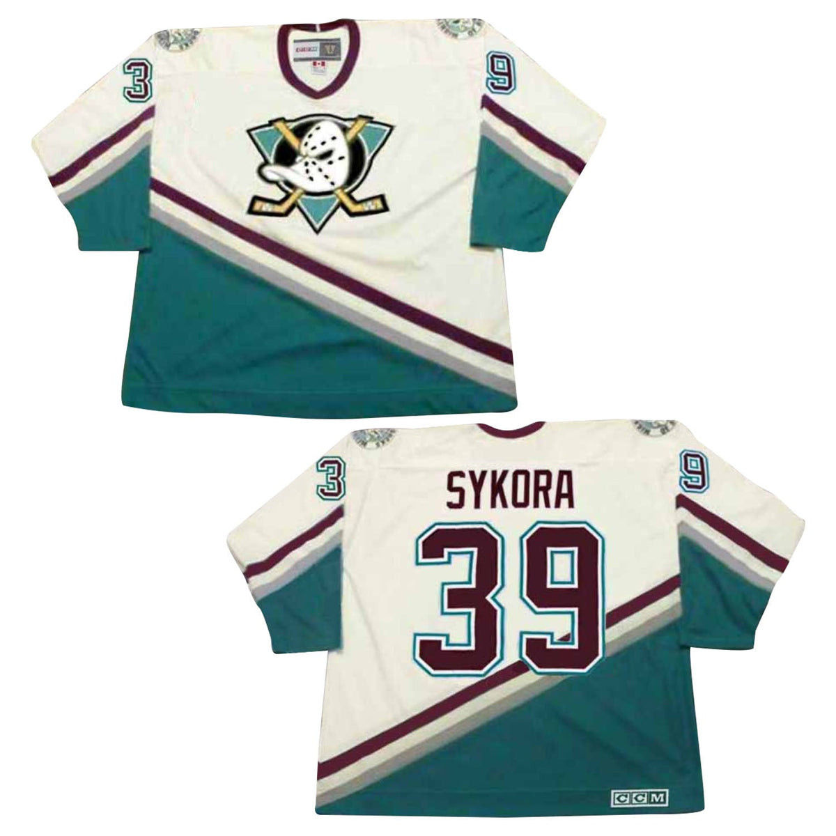 Petr Sýkora Anaheim Mighty Ducks 39 Jersey product image 1, provided for visual reference and product detail review