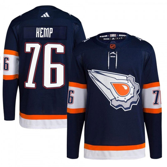Philip Kemp Edmonton Oilers 76 Jersey product image 1, provided for visual reference and product detail review