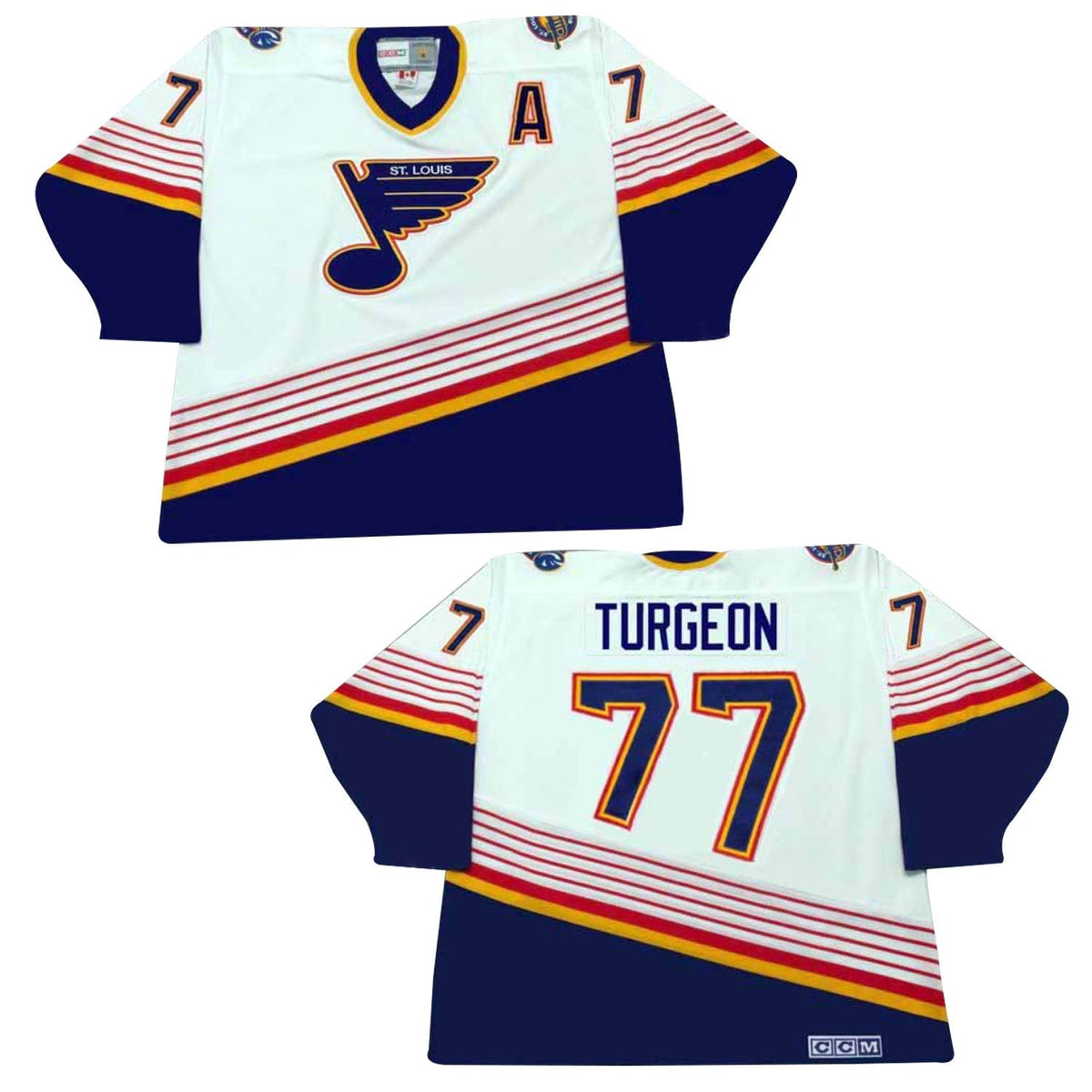Pierre Turgeon St. Louis Blues 77 Jersey product image 1, provided for visual reference and product detail review