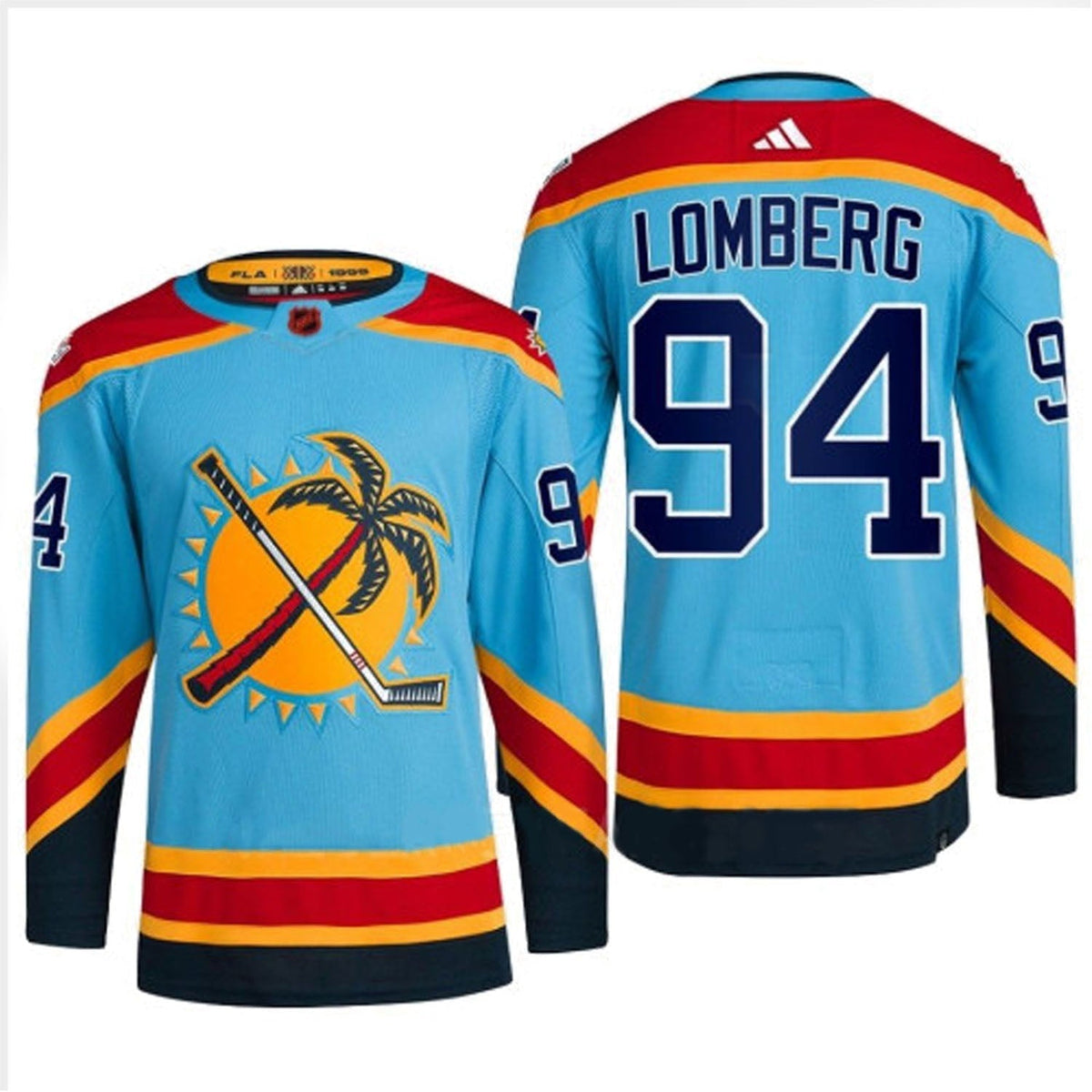 Ryan Lomberg Florida Panthers 94 Jersey product image 3, provided for visual reference and product detail review