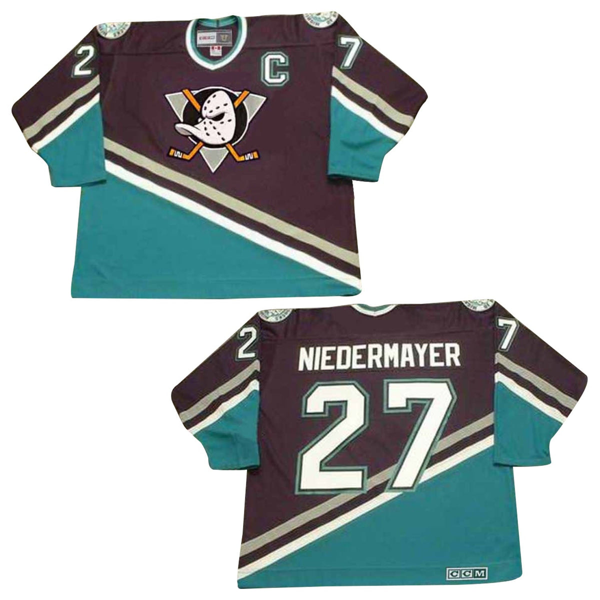 Scott Niedermayer Anaheim Ducks 27 Jersey product image 2, provided for visual reference and product detail review