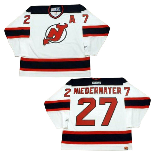 Scott Niedermayer New Jersey Devils 27 Jersey product image 1, provided for visual reference and product detail review