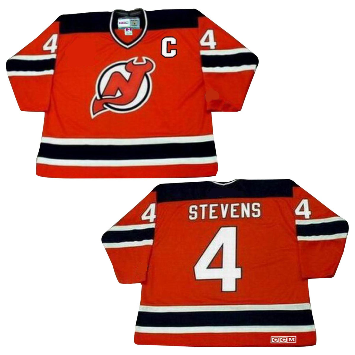 Scott Stevens New Jersey Devils 4 Jersey product image 5, provided for visual reference and product detail review