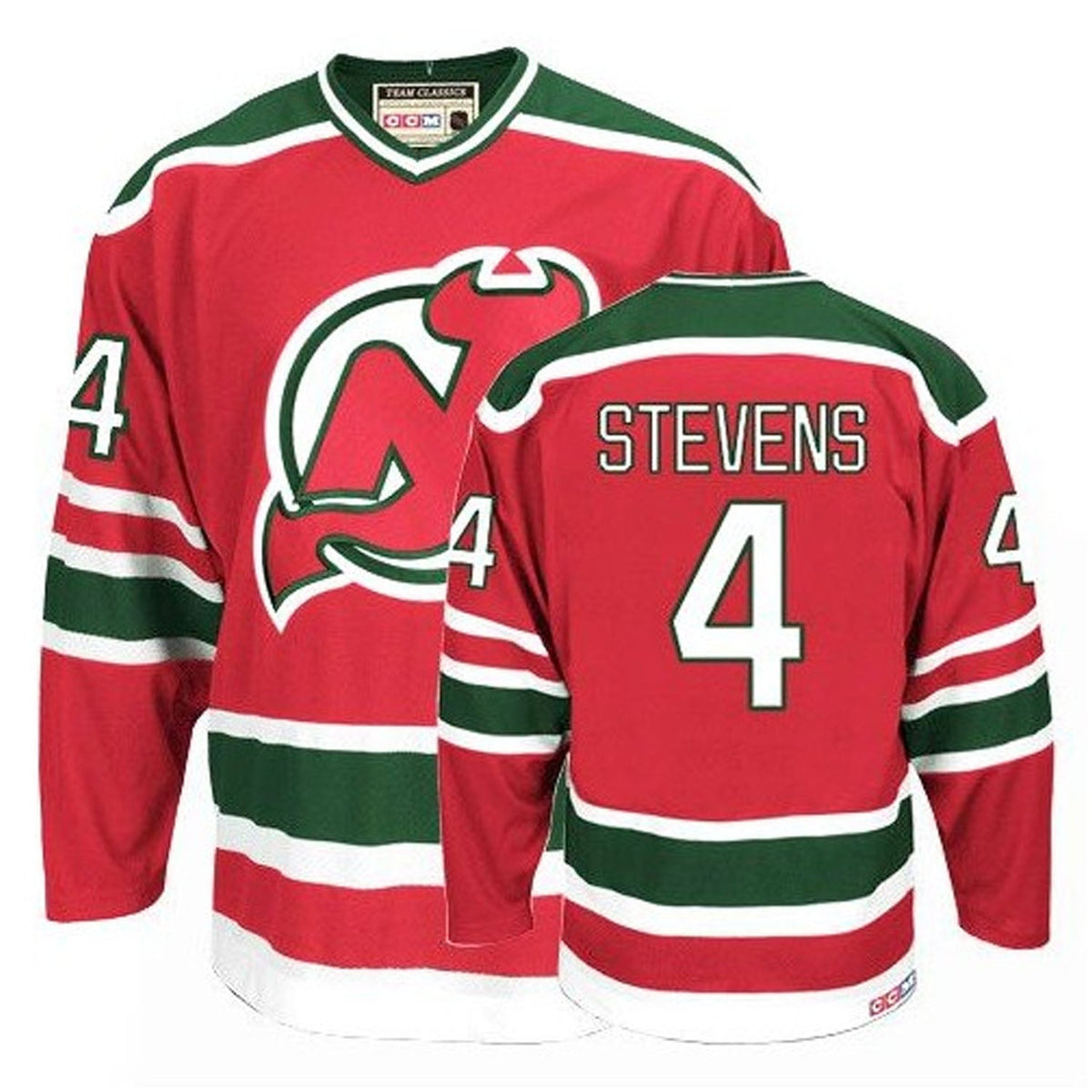 Scott Stevens New Jersey Devils 4 Jersey product image 1, provided for visual reference and product detail review