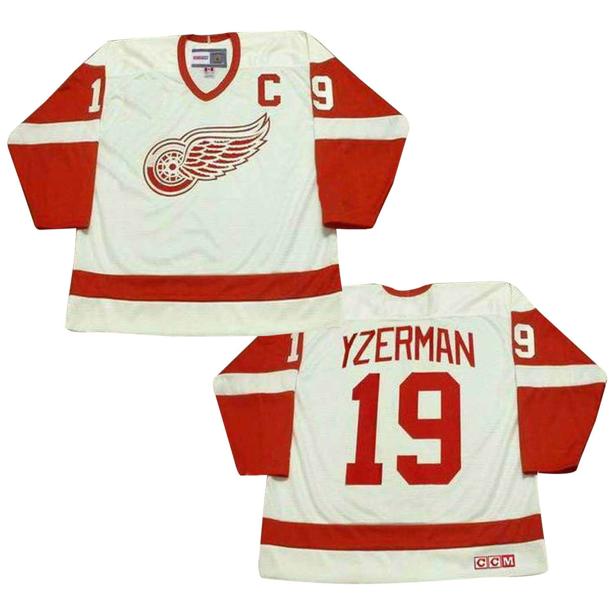 Steve Yzerman Detroit Red Wings 10 Jersey product image 1, provided for visual reference and product detail review