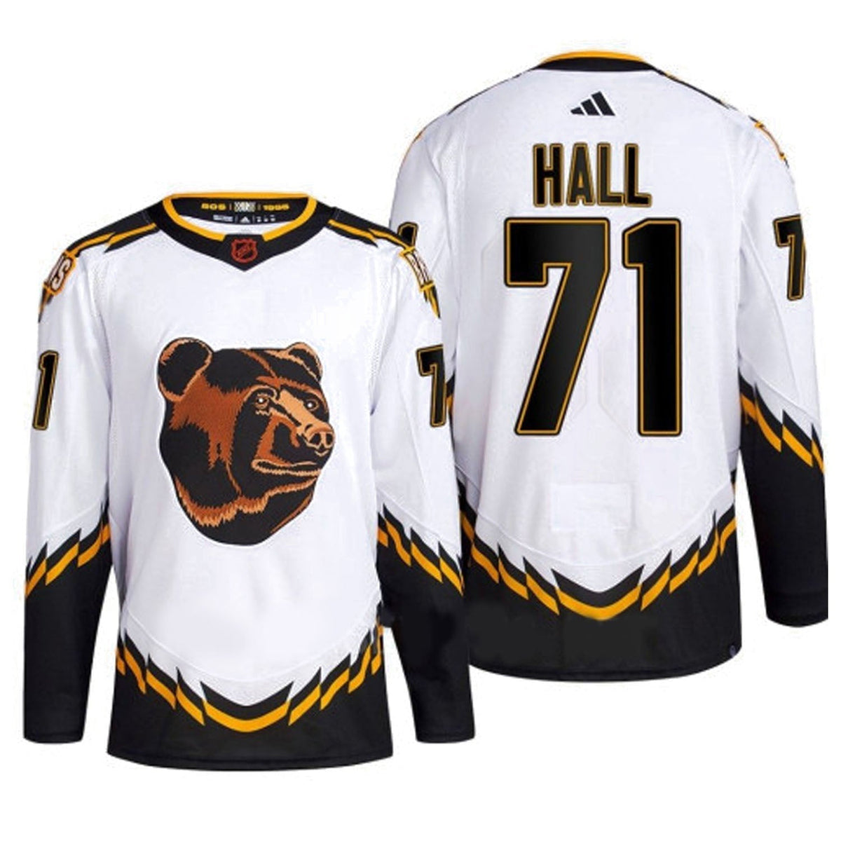Taylor Hall Boston Bruins 71 Jersey product image 4, provided for visual reference and product detail review