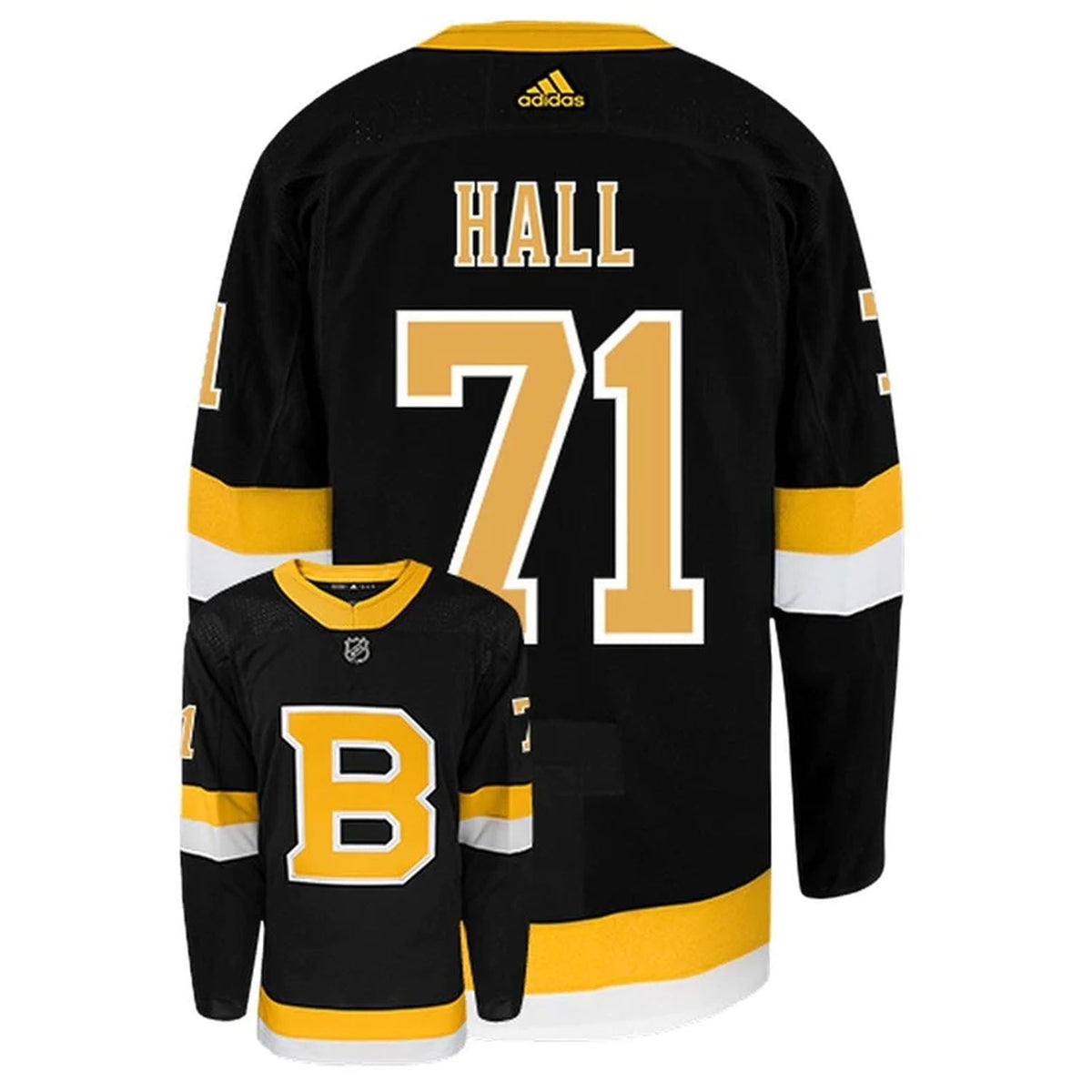 Taylor Hall Boston Bruins 71 Jersey product image 3, provided for visual reference and product detail review