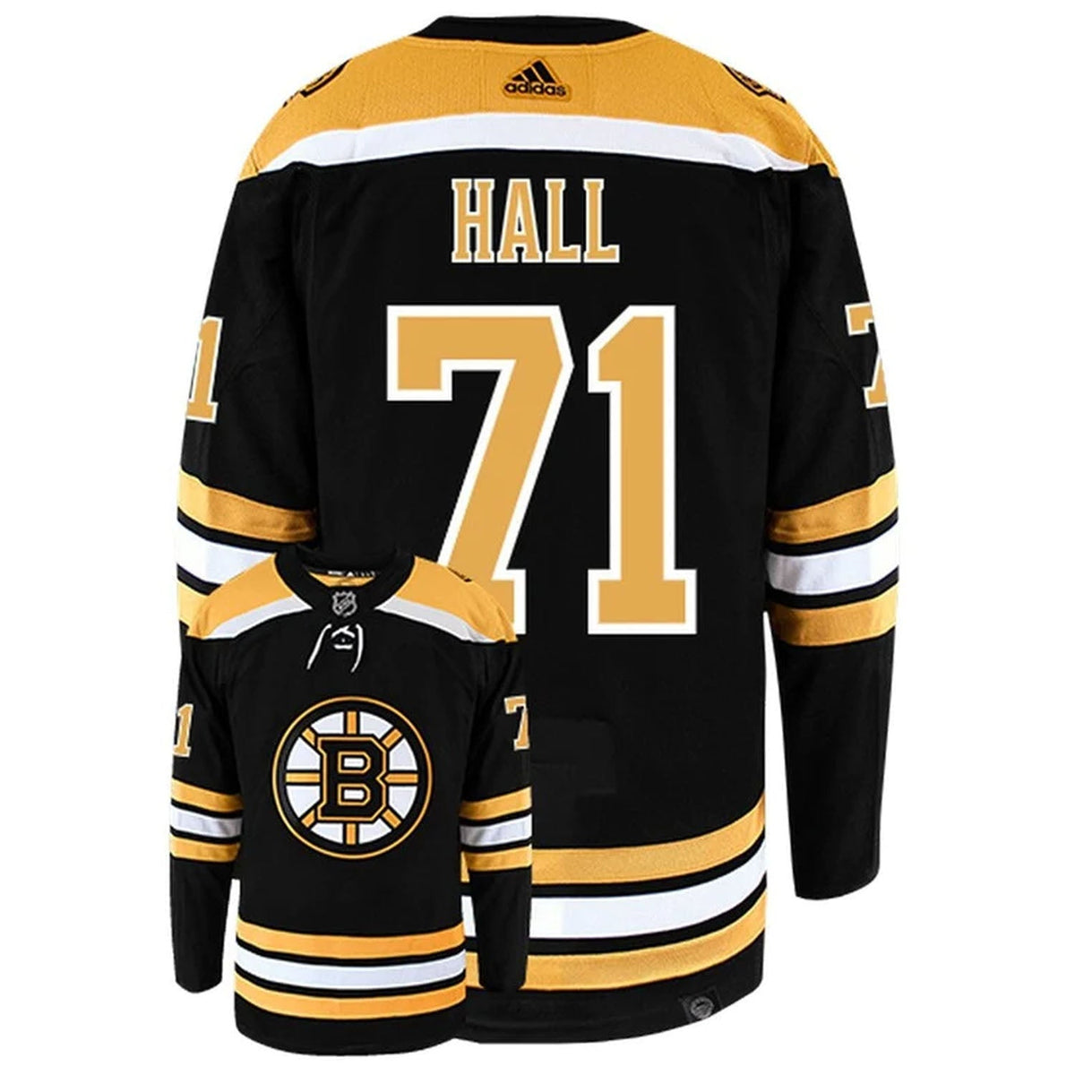 Taylor Hall Boston Bruins 71 Jersey product image 2, provided for visual reference and product detail review