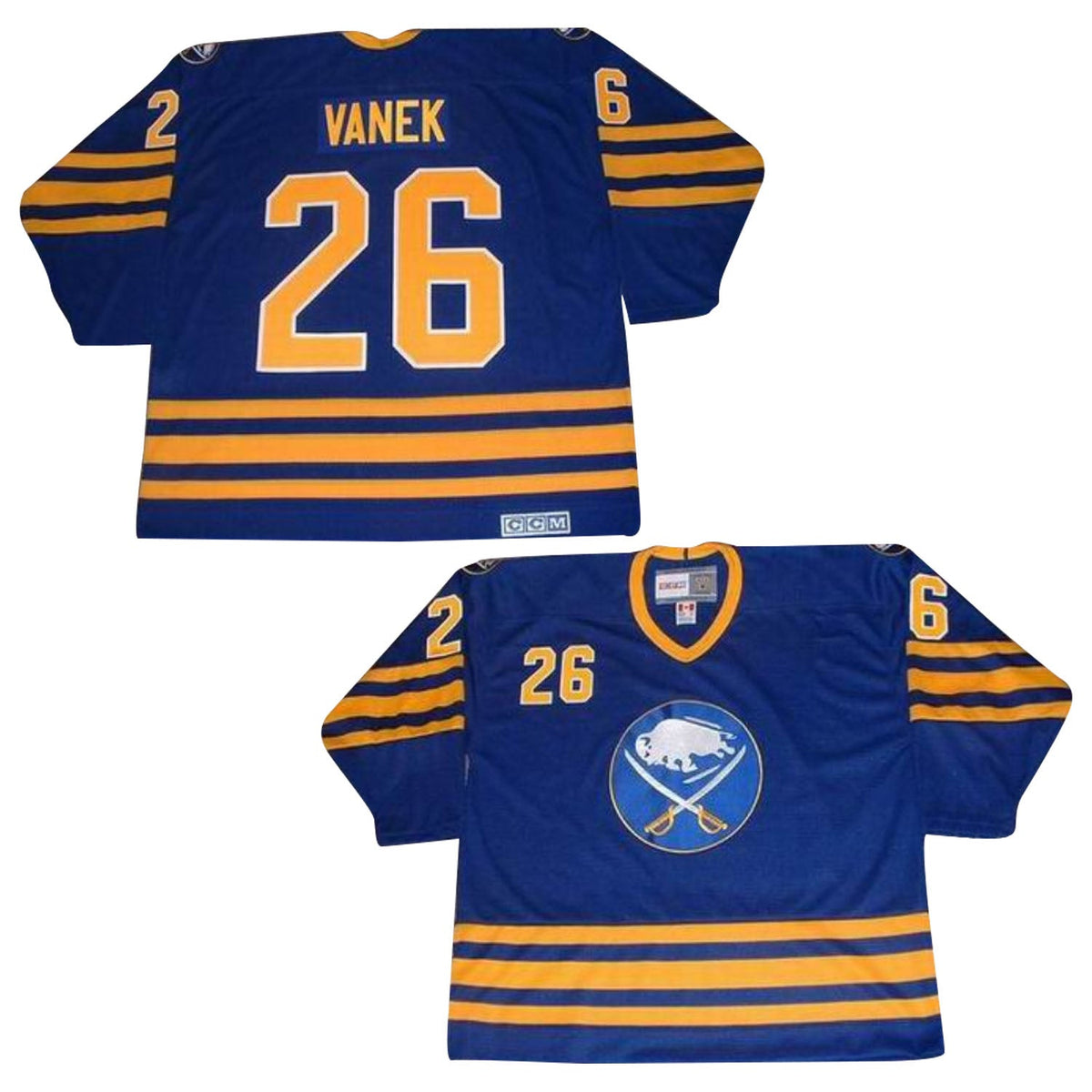 Thomas Vanek Buffalo Sabres 26 Jersey product image 2, provided for visual reference and product detail review