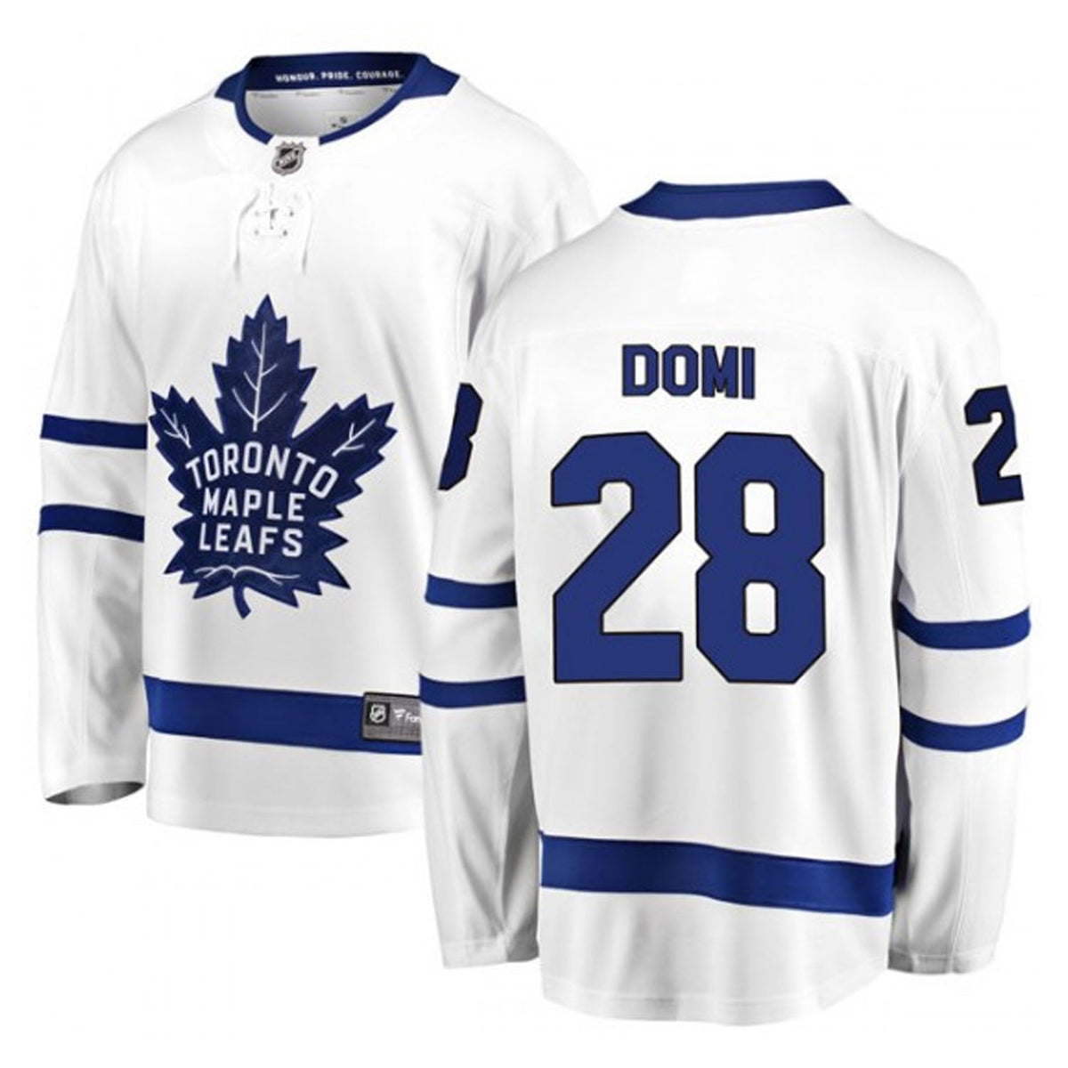 Tie Domi Toronto Maple Leafs 28 Jersey product image 1, provided for visual reference and product detail review