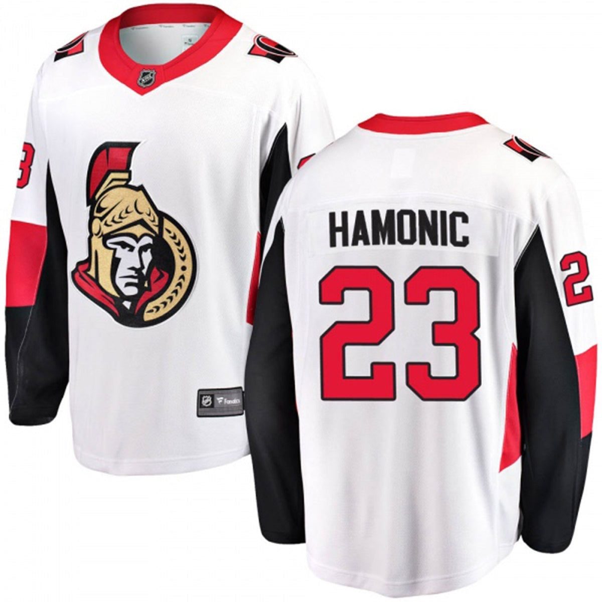 Travis Hamonic Chicago Blackhawks 23 Jersey product image 3, provided for visual reference and product detail review