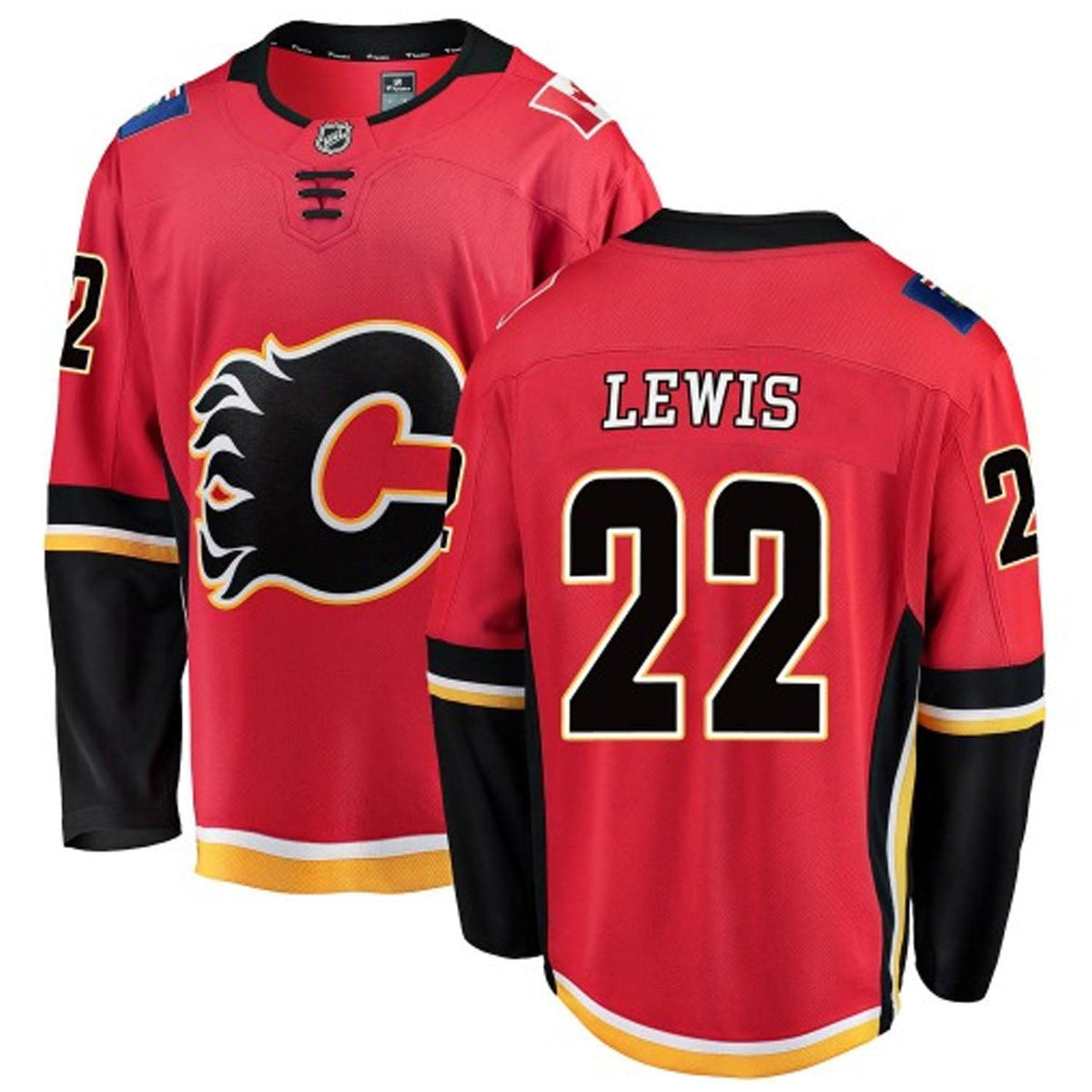 Trevor Lewis Calgary Flames 22 Jersey product image 1, provided for visual reference and product detail review