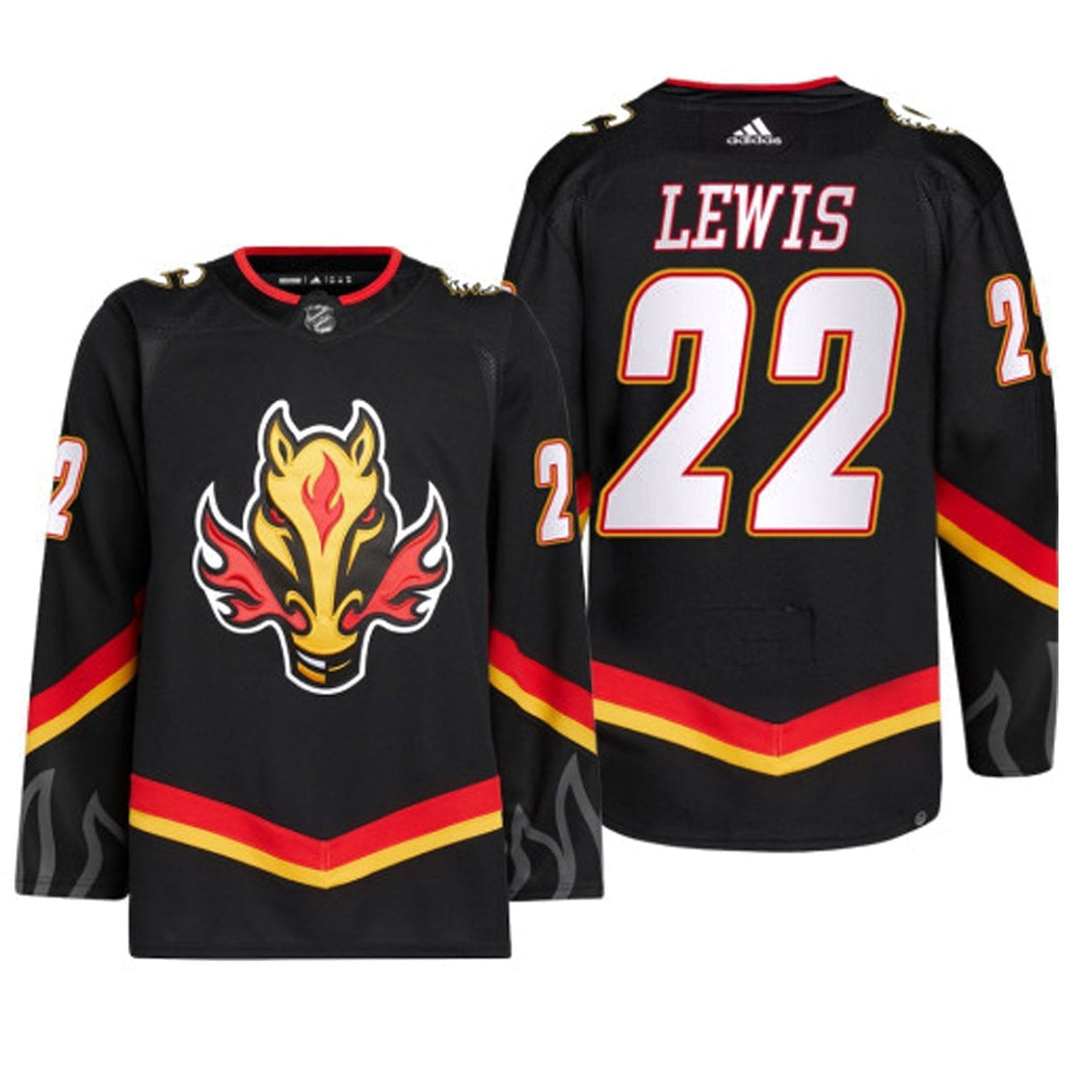 Trevor Lewis Calgary Flames 22 Jersey product image 3, provided for visual reference and product detail review