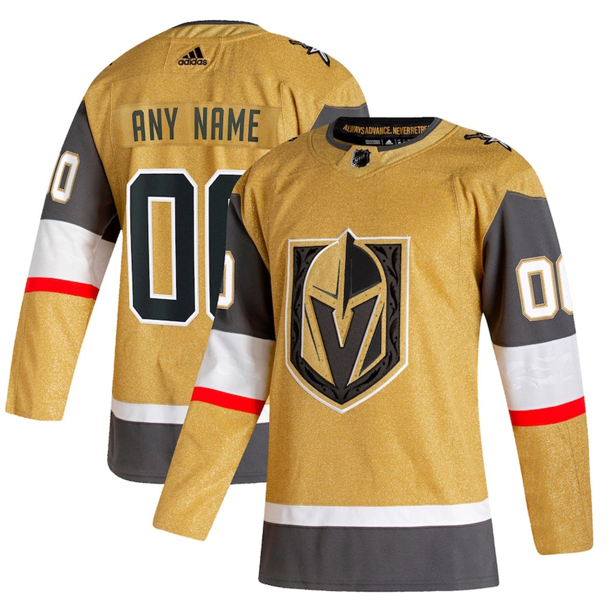 Vegas Golden Knights Custom Jersey product image 9, provided for visual reference and product detail review