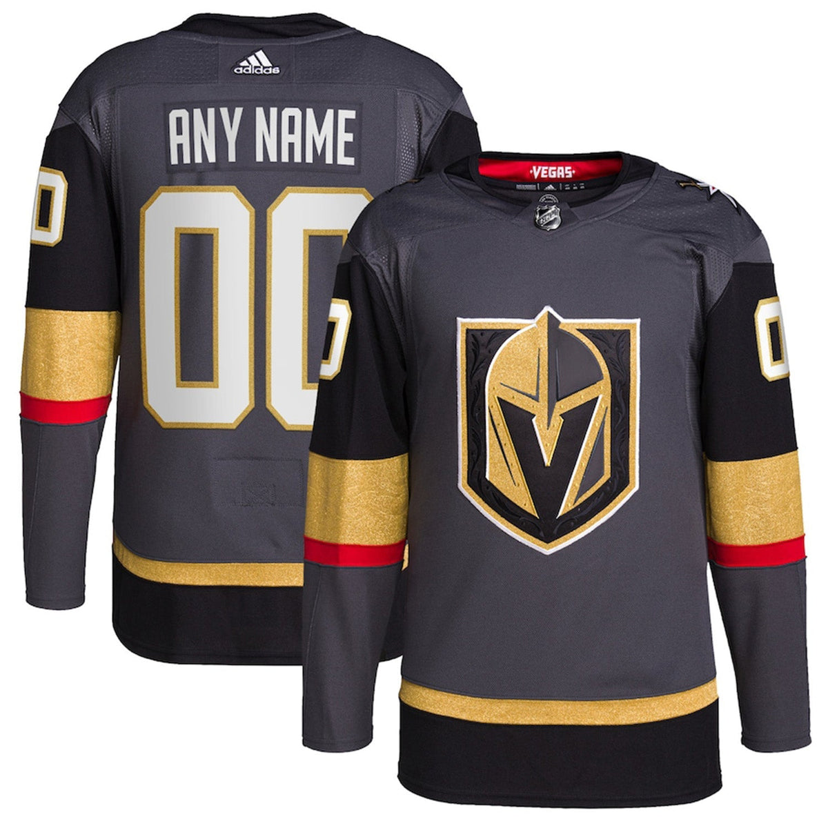 Vegas Golden Knights Custom Jersey product image 7, provided for visual reference and product detail review