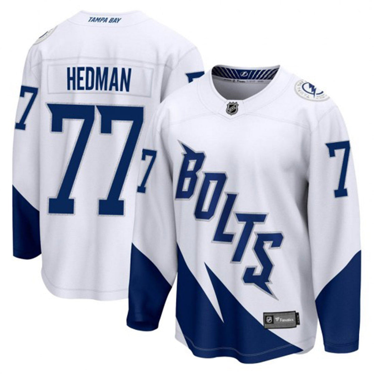 Victor Hedman Tampa Bay Lightning 77 Jersey product image 4, provided for visual reference and product detail review
