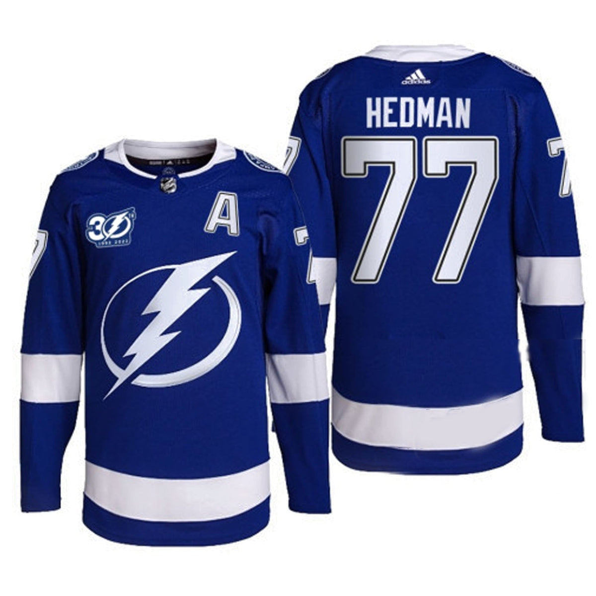 Victor Hedman Tampa Bay Lightning 77 Jersey product image 1, provided for visual reference and product detail review