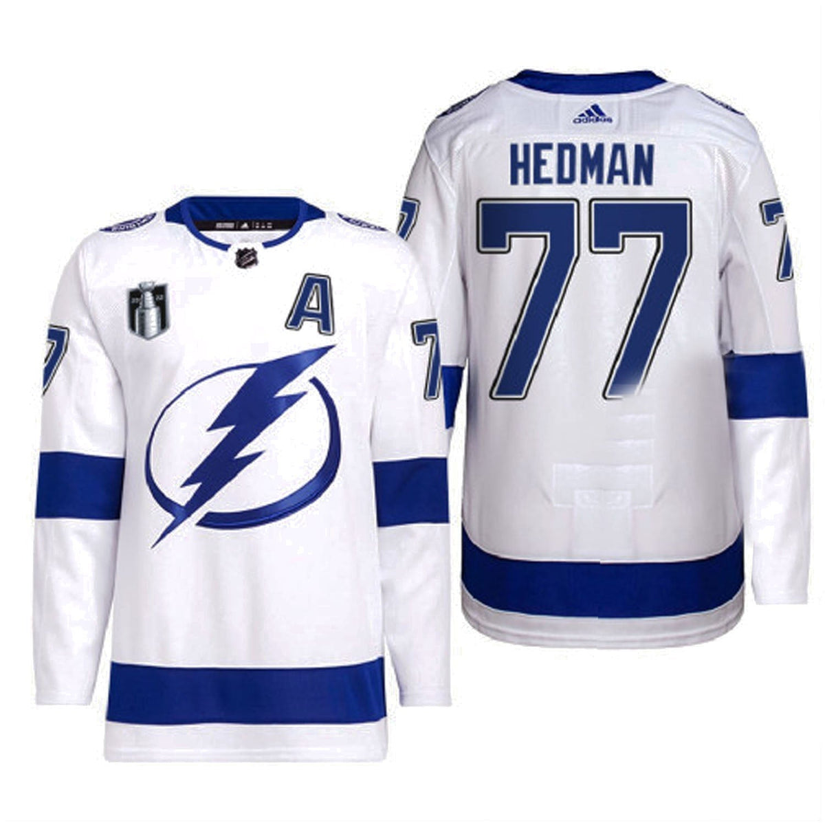 Victor Hedman Tampa Bay Lightning 77 Jersey product image 2, provided for visual reference and product detail review