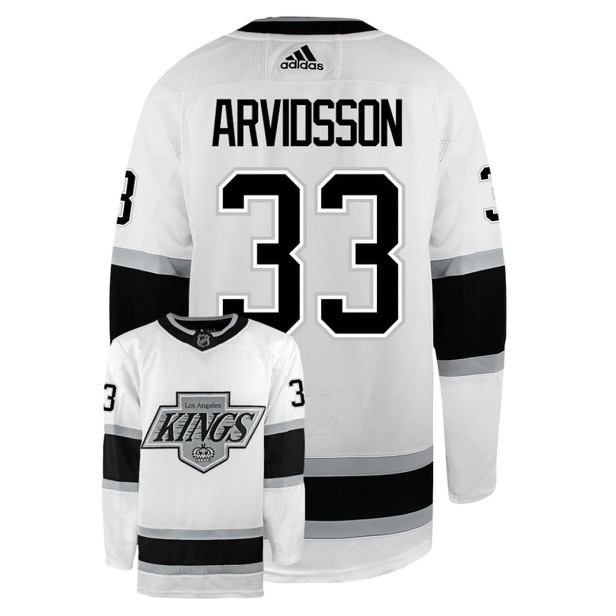 Viktor Arvidsson Los Angeles Kings 33 Jersey product image 1, provided for visual reference and product detail review