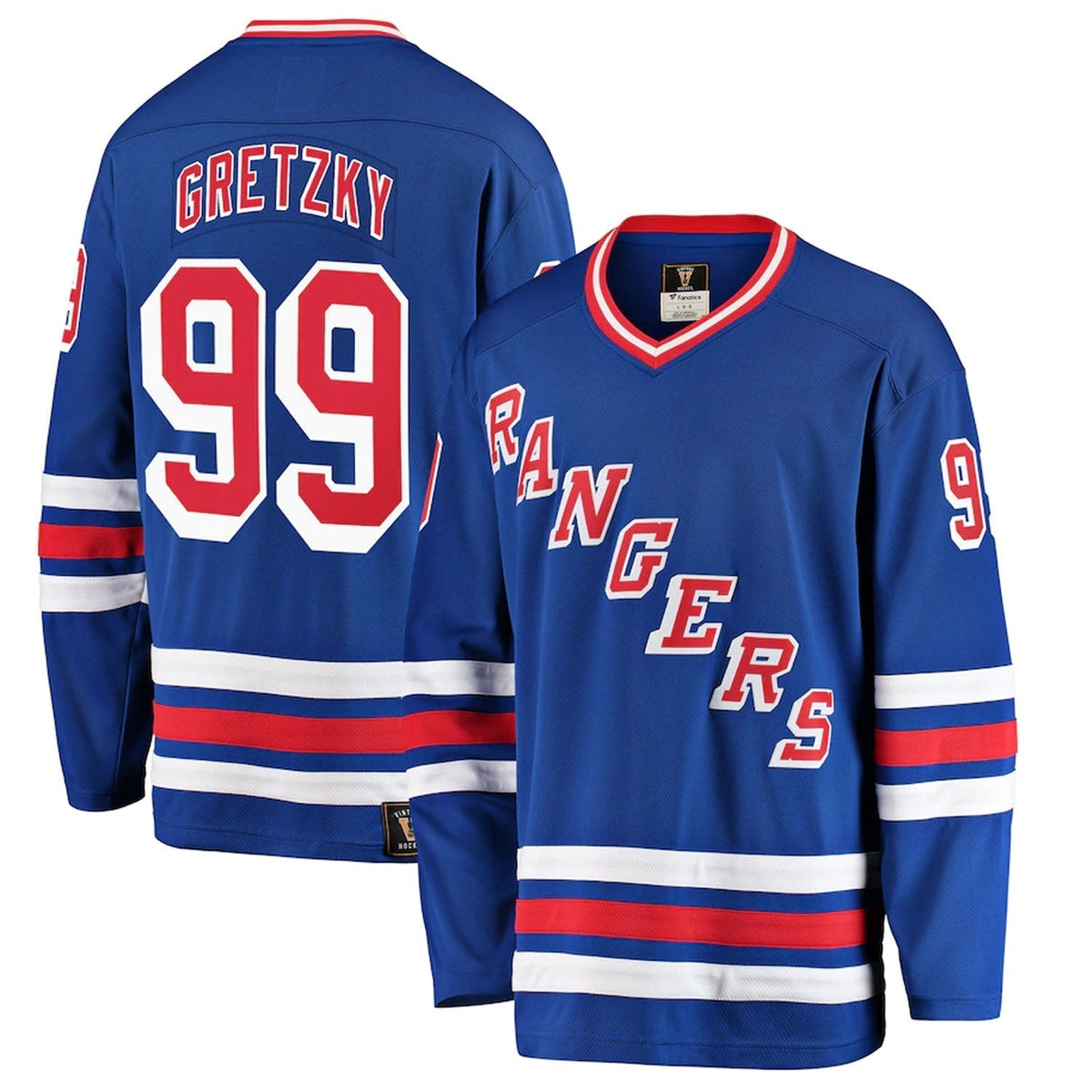 Wayne Gretzky New York Rangers 99 Jersey product image 2, provided for visual reference and product detail review