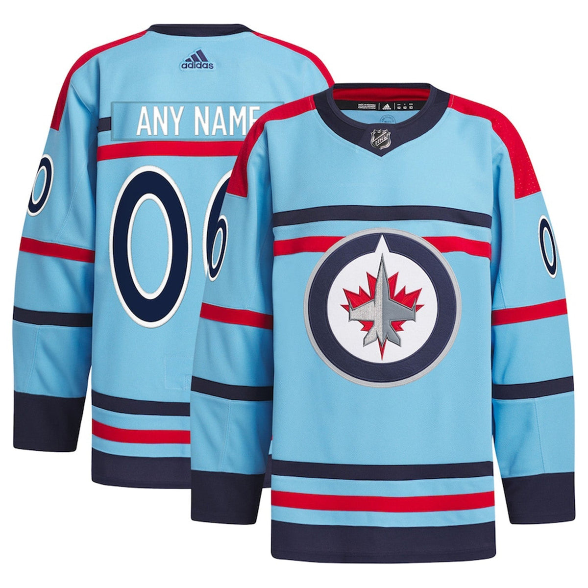 Winnipeg Jets Custom Jersey product image 5, provided for visual reference and product detail review