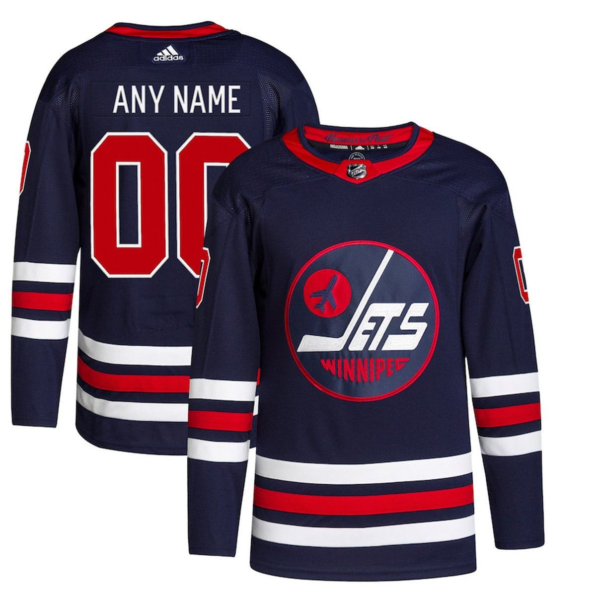 Winnipeg Jets Custom Jersey product image 9, provided for visual reference and product detail review