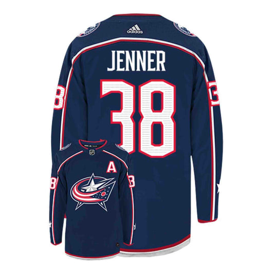 Boone Jenner Columbus Blue Jackets 38 Jersey product image 1, provided for visual reference and product detail review