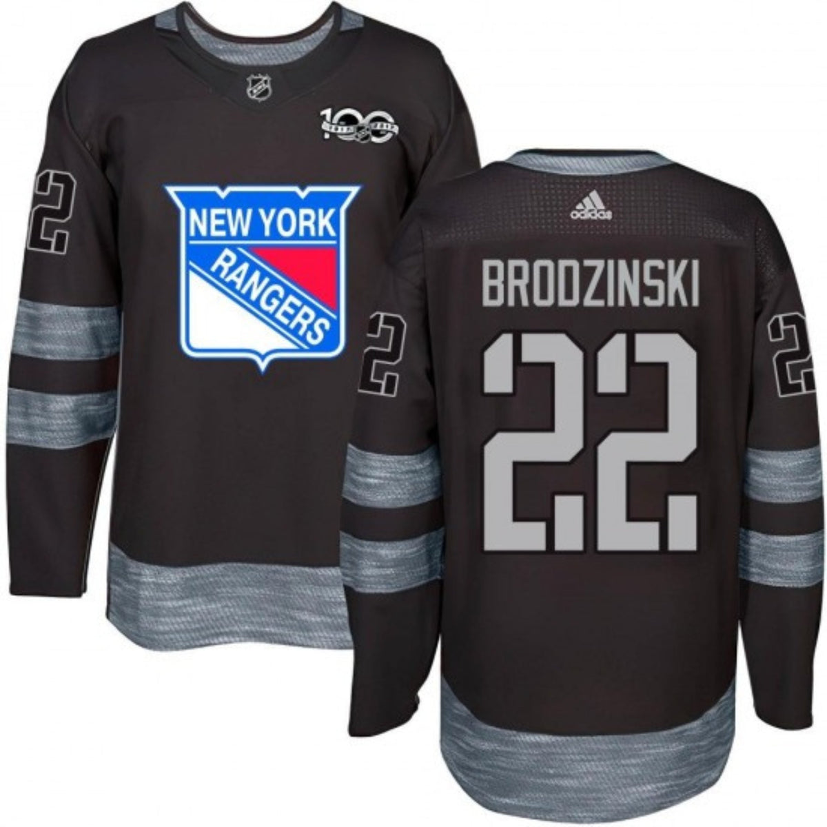 Jonny Brodzinski New York Rangers 22 Jersey product image 5, provided for visual reference and product detail review