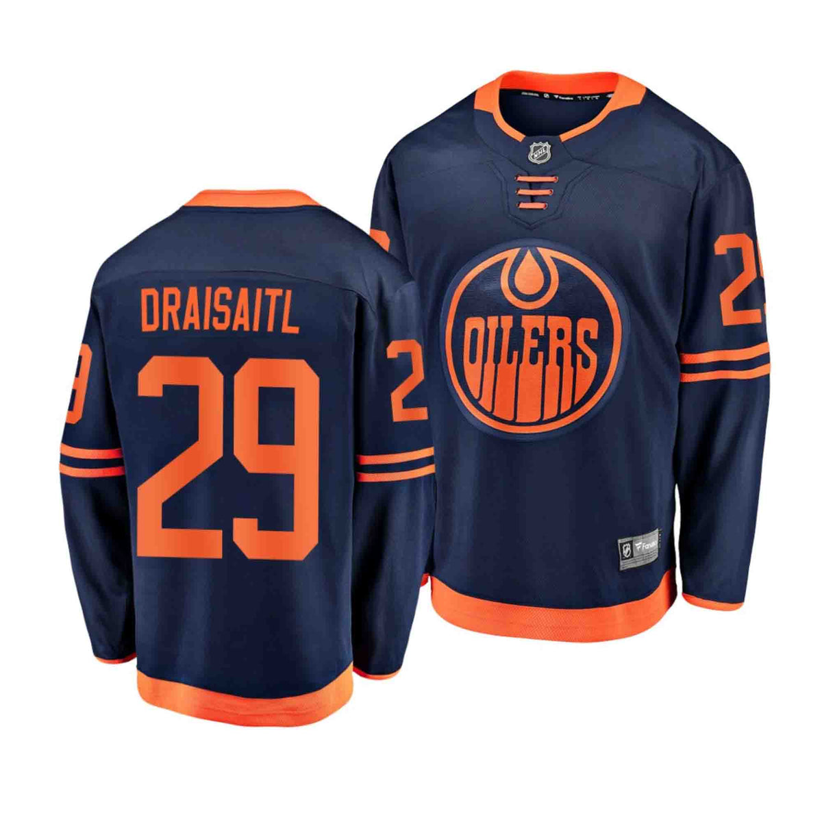 Leon Draisaitl Edmonton Oilers 29 Jersey product image 1, provided for visual reference and product detail review