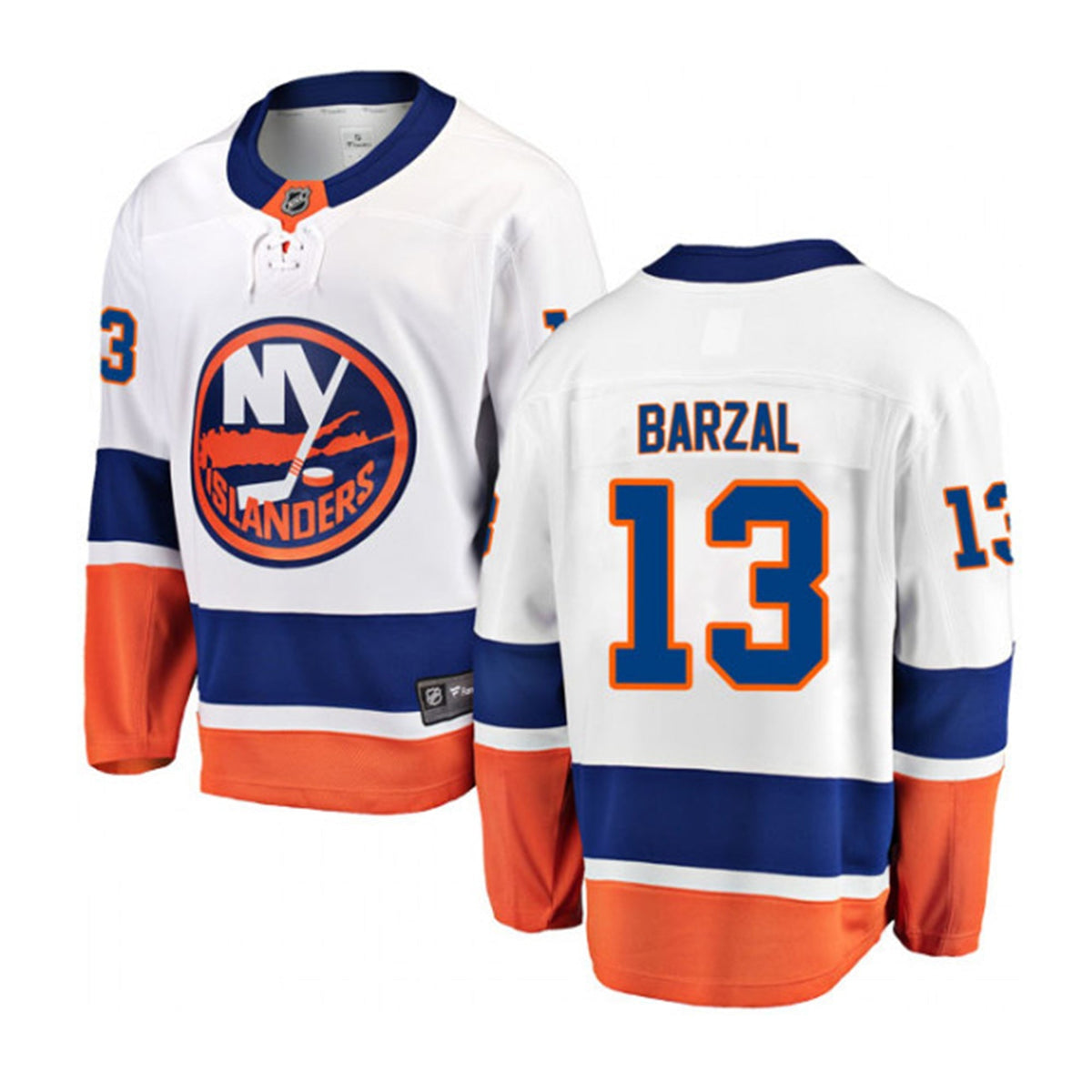 Matthew Barzal New York Islanders 13 Jersey product image 2, provided for visual reference and product detail review