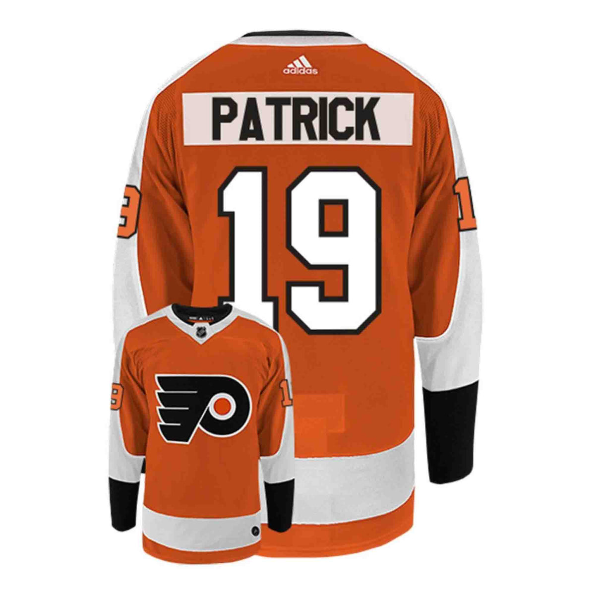 Nolan Patrick Philadelphia Flyers 19 Jersey product image 1, provided for visual reference and product detail review