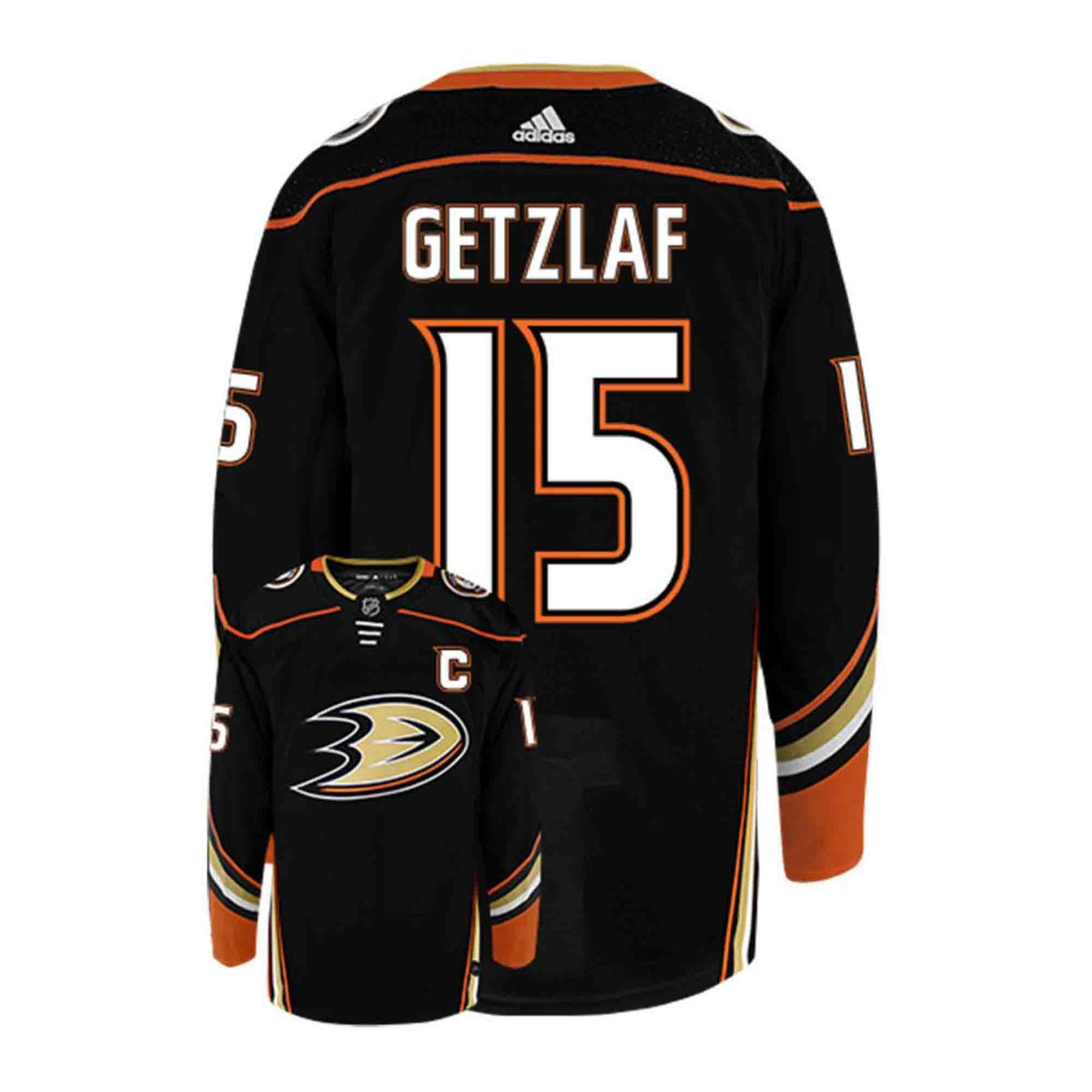 Ryan Getzlaf Anaheim Ducks 15 Jersey product image 1, provided for visual reference and product detail review